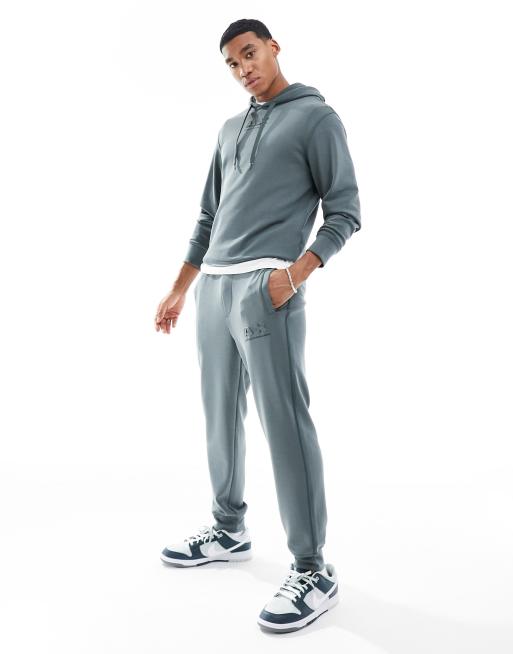 Armani Exchange Joggingbroek van sweatstof met logo in antraciet