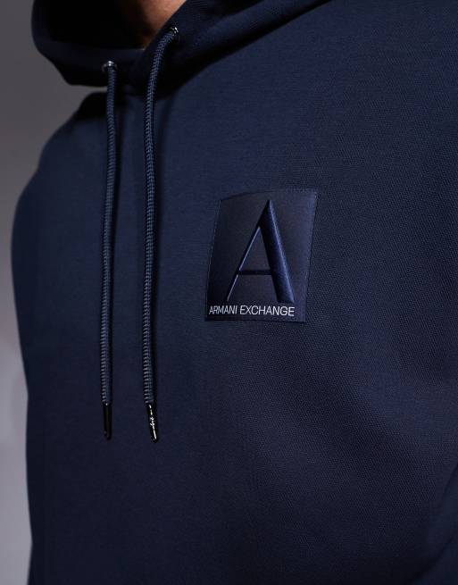 Armani Exchange Kapuzenpullover in Marineblau Kombiteil