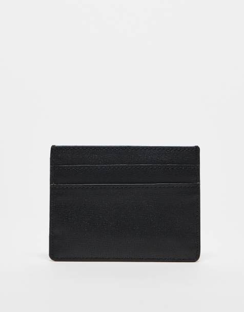 Armani Exchange – Kartenetui in Schwarz mit farblich abgestimmtem Logo - view 1