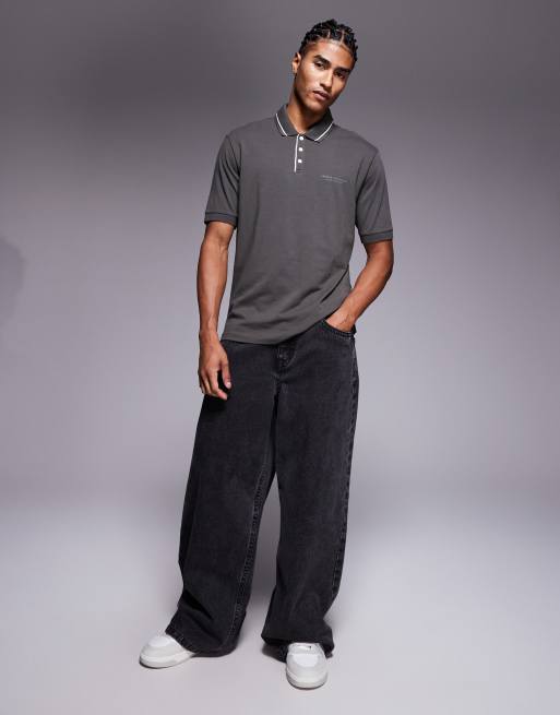 Armani Exchange – Kurzärmliges Polohemd in Grün, 2 von 5