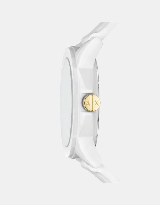 Armani Exchange – Ladybanks – Damenuhr und Gepäckanhänger im Geschenk-Set AX7126, 3 von 3