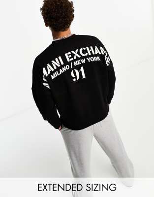 Armani exchange white on sale sweater