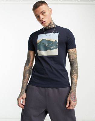 Armani Exchange large logo relaxed fit t-shirt in green - ASOS Price Checker