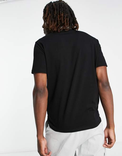 Armani Exchange large logo t-shirt in black | ASOS