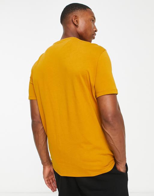 Armani Exchange large logo t-shirt in orange | ASOS