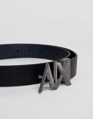 armani exchange black belt