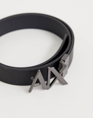 armani exchange logo belt