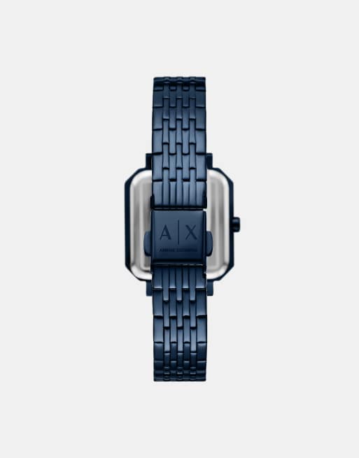 Armani Exchange – Leila – Damen-Quarzuhr aus blauem Edelstahl mit 3 Zeigern, 2 von 3
