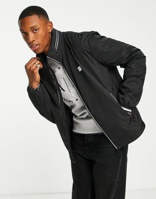 Armani Exchange lightweight small logo jacket in black - Click1Get2 Black Friday
