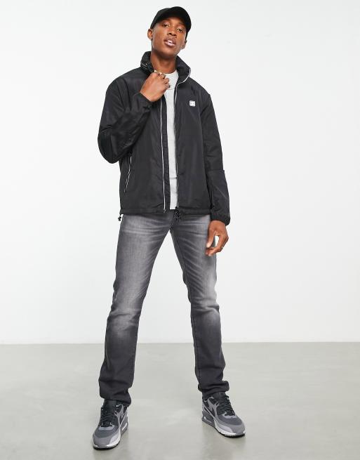 Armani Exchange lightweight small logo jacket in black ASOS