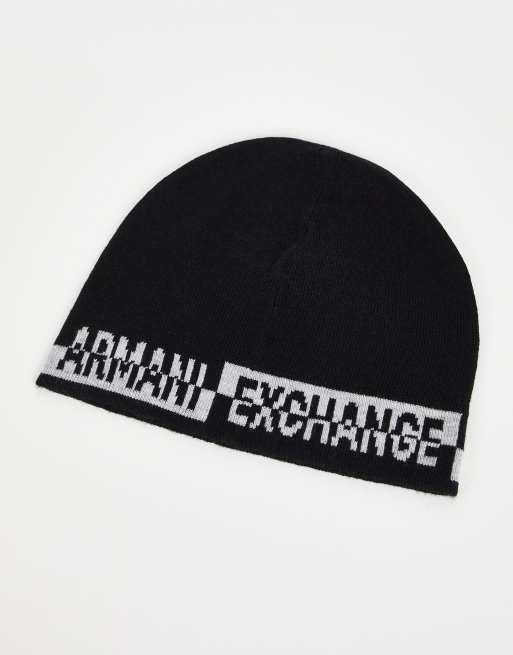 Armani exchange outlet beanie hat