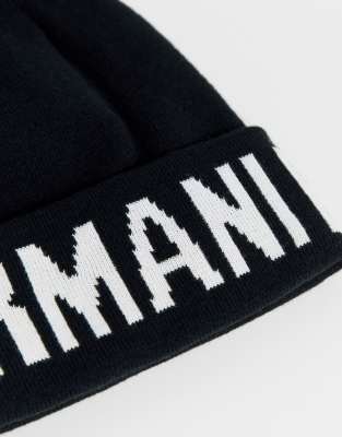 armani bobble hat