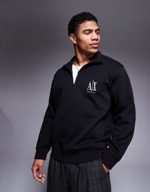 祝開店！大放出セール開催中 half logo Exchange Armani zip ASOS | black in sweatshirt ジャケット・アウター