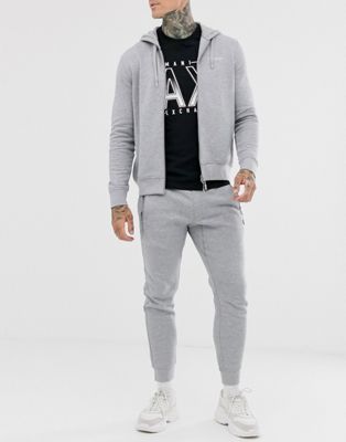 Armani Exchange logo joggers in grey | ASOS
