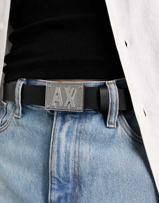 Armani exchange belt outlet buckle