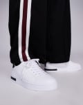 [Armani Exchange] Armani Exchange logo sneakers in white and black 40 OPTIC WHITE+BLACK