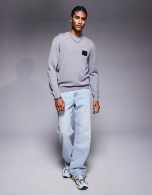 Armani Exchange Logo Sweatshirt In Gray