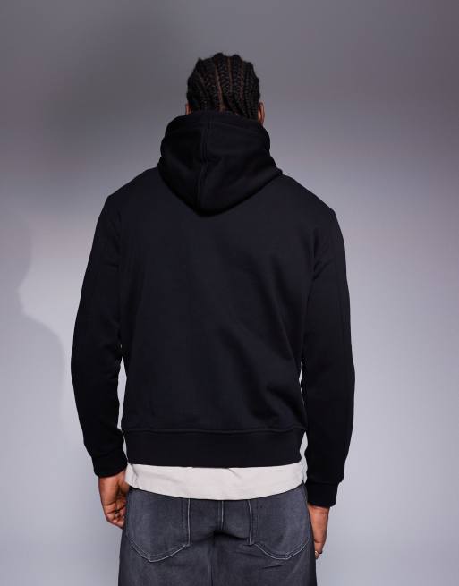 Armani Exchange lunar capsule snake hoodie in black | ASOS