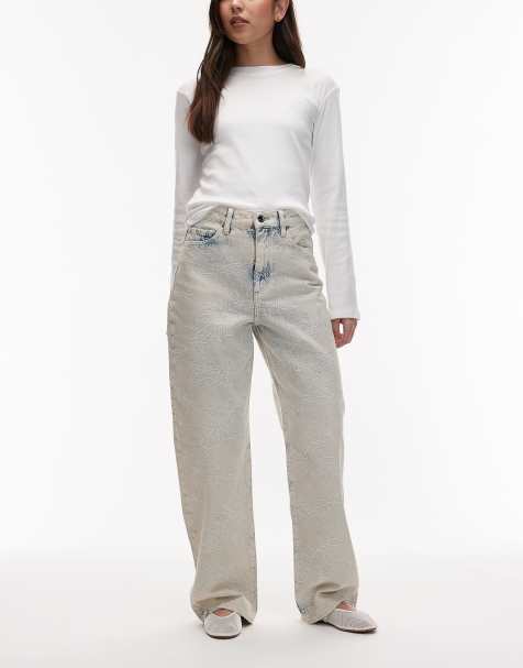 Armani Exchange - Lyseblå jeans med barrel-ben - view 1