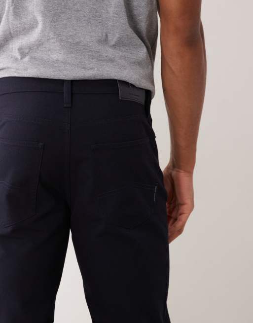 Armani Exchange – Marinblå smala jeans, 4 av 5