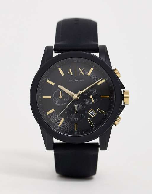 Armani Exchange mens watch with luggage tag gift set, 2 of 4