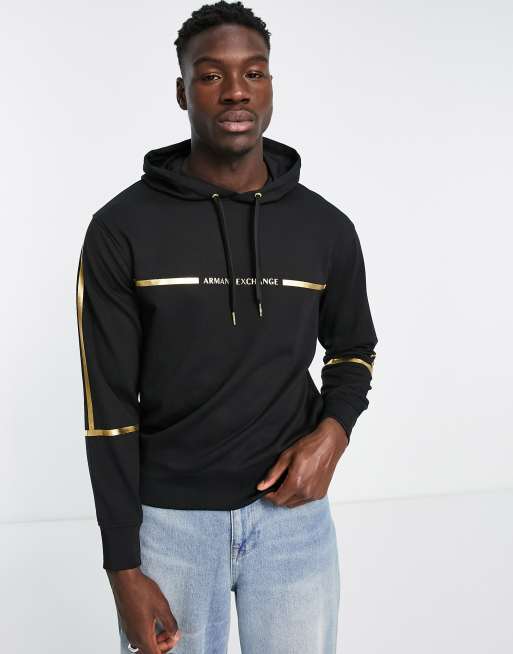 Black 2025 gold hoodie