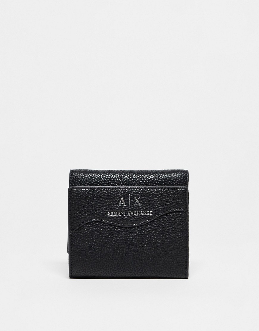 Armani Exchange mini logo purse in black