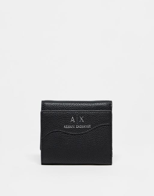 Armani Exchange mini logo purse in black ASOS