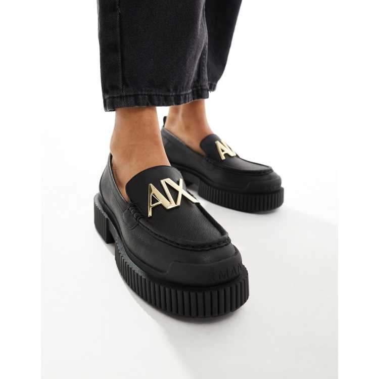 Armani Exchange Mocassins Noir