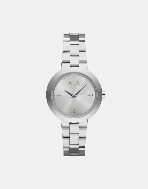 Armani Exchange - Montre en acier inoxydable avec mouvement à 2 aiguilles - Argenté - view 1