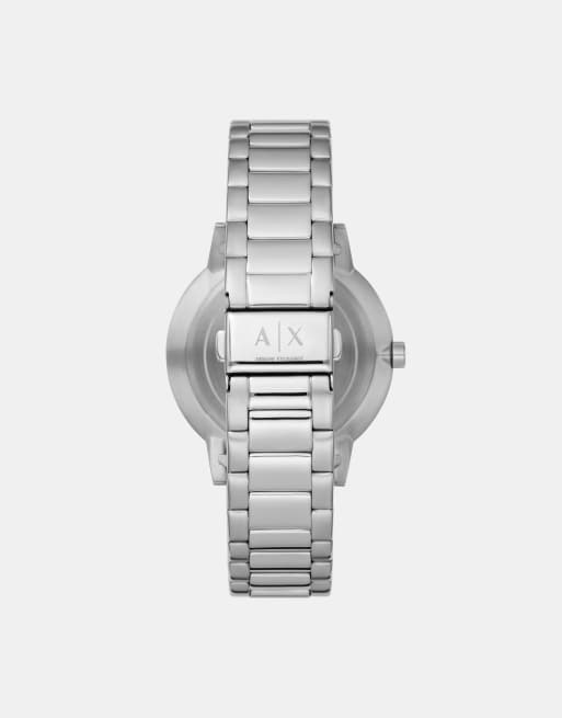 Armani Exchange - Montre en acier inoxydable avec mouvement à 3 aiguilles - Argenté, 2 de 3