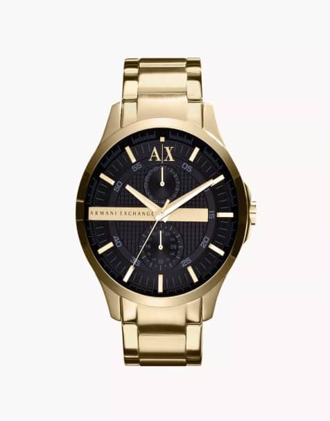 Armani Exchange - Montre multifonctions pour homme en acier inoxydable - Doré - view 1