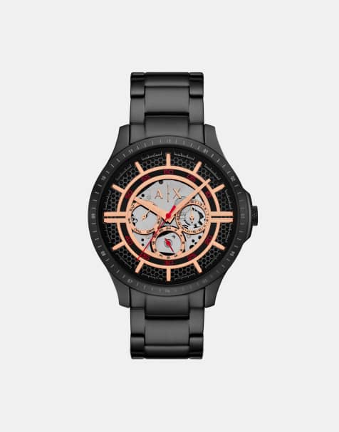 Armani Exchange – Multifunction Hampton – Herren-Quarzuhr aus schwarzem Edelstahl - view 1
