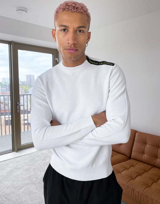 White armani on sale jumper