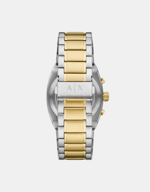 Armani Exchange – Oliver – Herren-Quarz-Chronograph aus zweifarbigem Edelstahl, 2 von 3