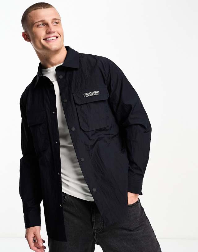 Armani Exchange - overshirt in navy