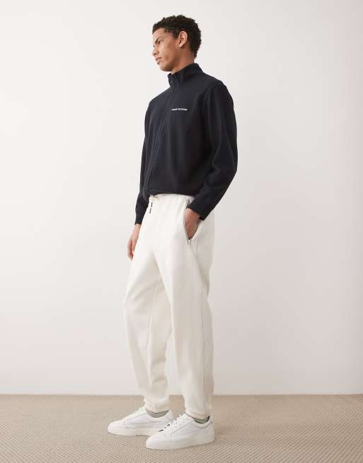 Armani Exchange - Pantalon de jogging avec logo - Crème, 3 de 5