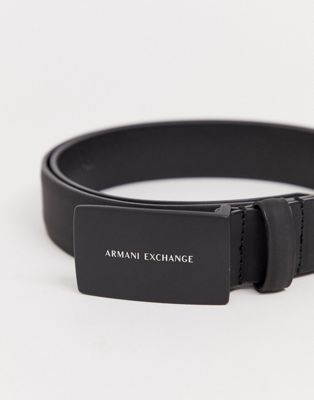 armani plaque belt