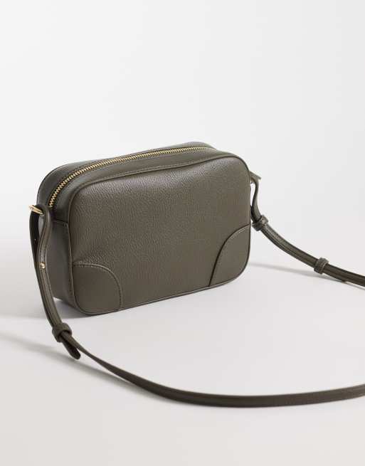 Armani Exchange Polly logocrossbodytas in kaki, 4 van 4