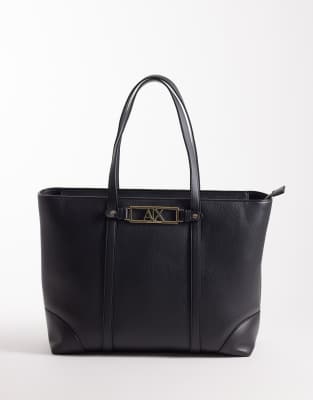 Armani Exchange - Polly - Shopper-Tasche in Schwarz