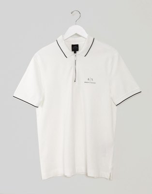 polo armani blanc