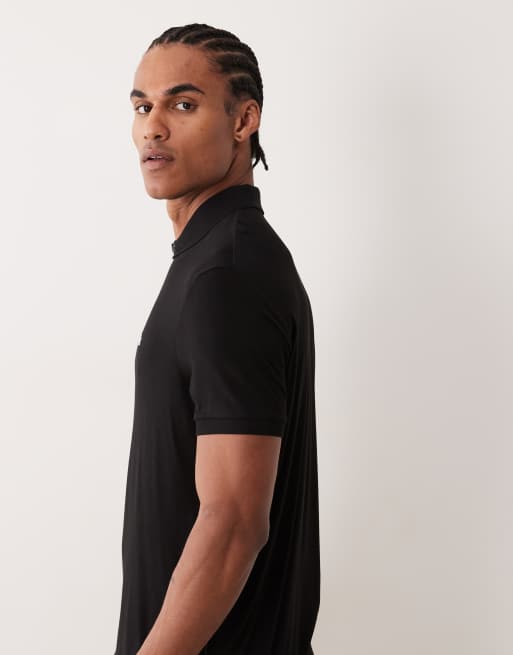 Armani Exchange - Polo à logo - Noir, 4 de 5