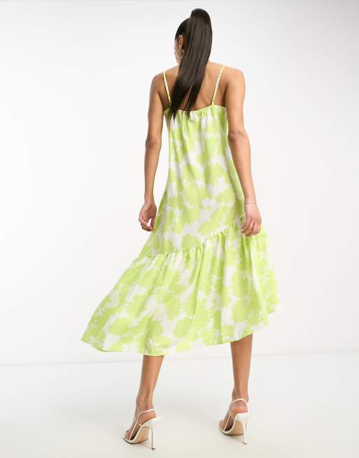 Armani Exchange print slip dress in multi, 2 of 4
