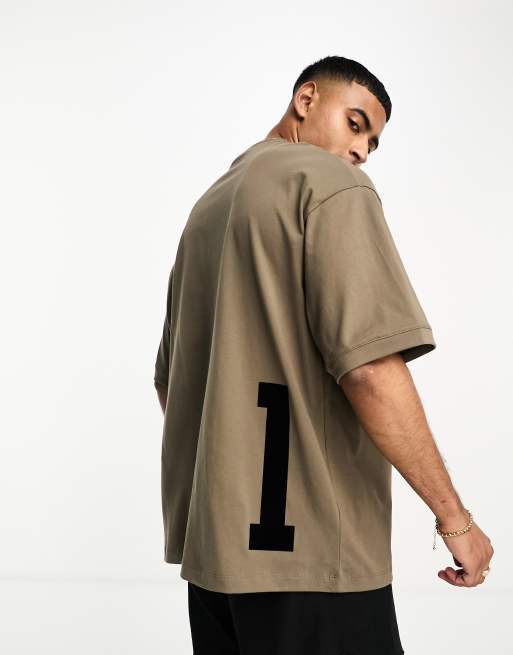 Armani Exchange relaxed fit 91 t shirt in khaki ASOS