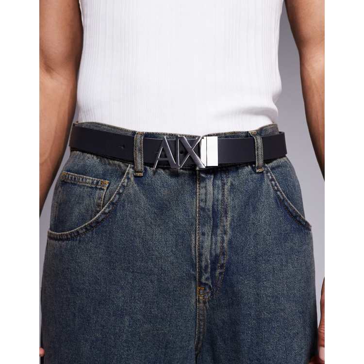 良品 ARMANI EXCHANGE 3041 ベルト ラインストーン ナイロン ARMANI EXCHANGE (アルマーニ エクスチェンジ ) ベルト