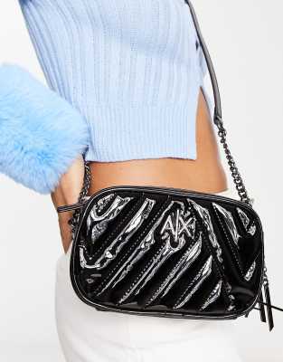 Armani Exchange - Sac bandouli?�re matelass?� - Noir | ASOS