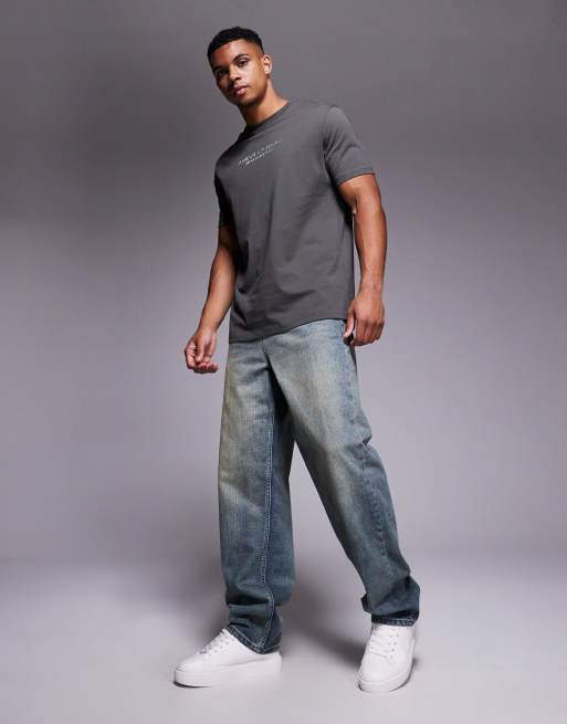 Armani Exchange short sleeve t-shirt in green, 4 of 4