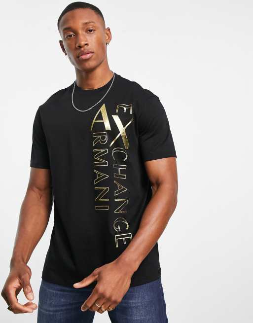 Giorgio Armani T-shirt with monogram, Men's Clothing