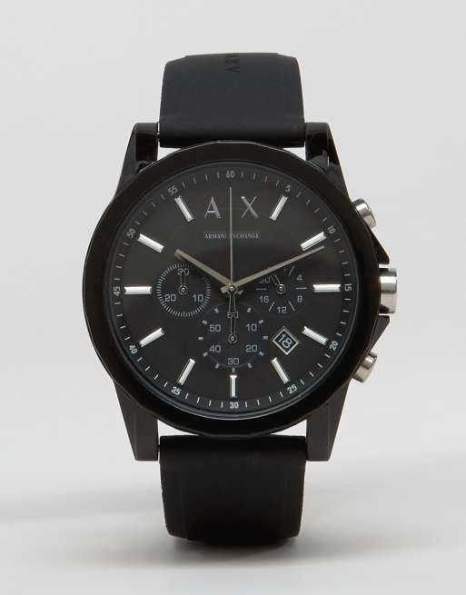 Armani shop silicone watch