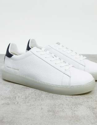 simple white trainers